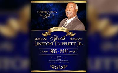 Apostle Linston Tripplett, Jr. 1935-2020