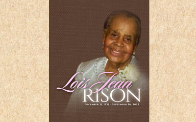 Lois Rison 1935-2022