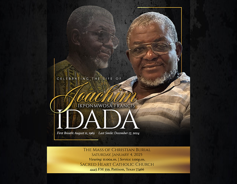 Joachim Idada 1965-2024