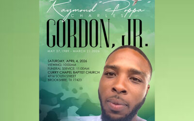 Raymond Gordon Jr. 1989-2026